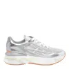Premiata Chunky Silver Sneakers With Removable Insole In Silver