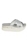 Premiata Moura Platform Sandals In Gray