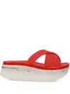Premiata Moura Slides In Red