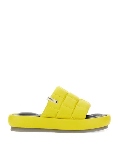 Premiata Nappa Sandal In Yellow