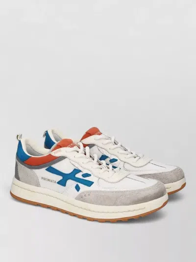 Premiata Nous 8069 Round Toe Sneakers Rubber Sole In Multi