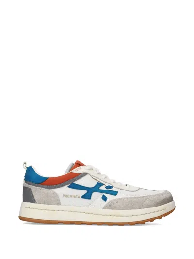 Premiata Nous 8069 Round Toe Sneakers Rubber Sole In Multi