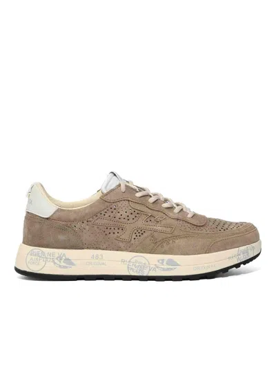 Premiata Nous 8288 Suede Sneakers In Brown