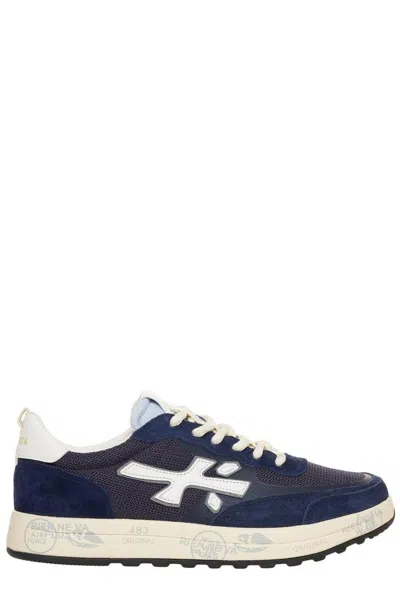 Premiata Nous Var Lace-up Sneakers Sneakers In Blue