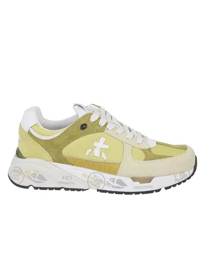 PREMIATA NYLON AND SUEDE SNEAKERS WITH CUSHIONED SOLE