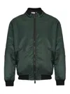 Premiata Nylon Bomber Jacket In Green