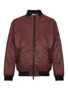 Premiata Nylon Bomber Jacket In Red