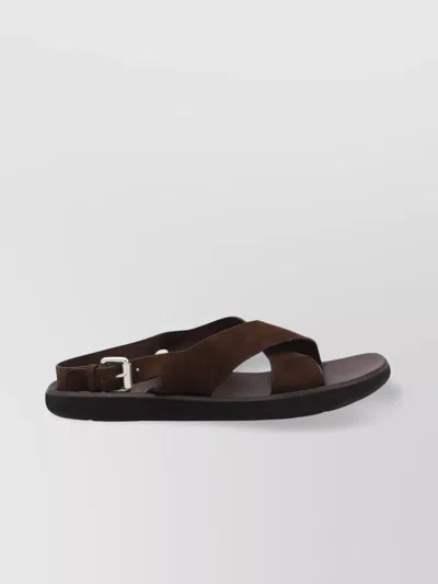 PREMIATA OPEN TOE HEELED SANDALS