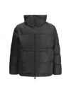 Premiata Funnel-neck Padded Jacket In Black