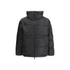 Premiata Padded Nylon Down Jacket In Black