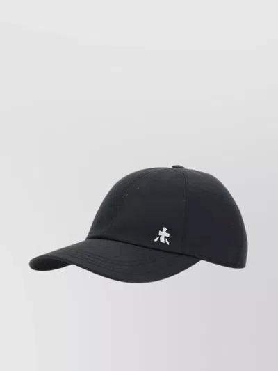 Premiata Paneled Cotton Baseball Hat With Curved Brim In Black