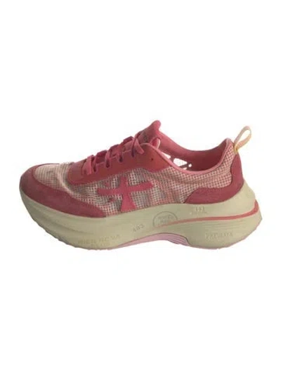 Pre-owned Premiata Patterned Mesh Accents Sneakers In Multi