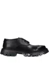 Premiata Peckham Lace-up Shoes In Black