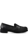 Premiata Perforated-detailing Loafers In Black