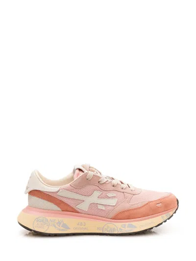 Premiata Pink Color Block Lauryn Sneakers