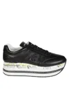 Premiata Platform Sneakers In Black