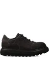 Premiata Platform Sole Sneakers In Black