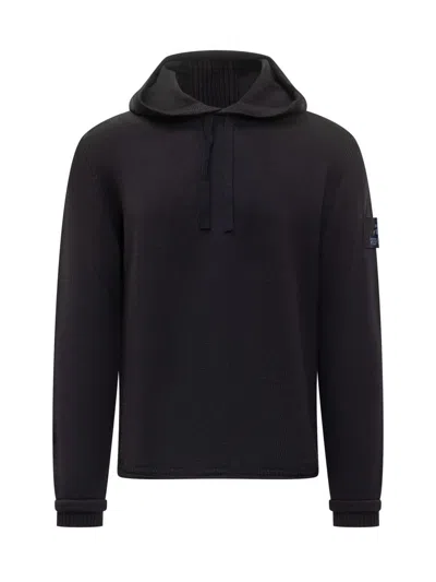 Premiata Hooded Sweater In Blue