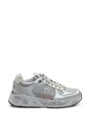 Premiata Rhinestone Studded Sole Sneakers In Gray