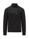 Premiata Turtleneck Sweater In Black