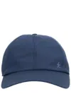 Premiata Blue Logo Solid Baseball Hat In Blue