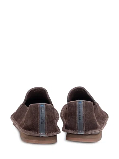 Premiata Premium Leather Loafers In Brown