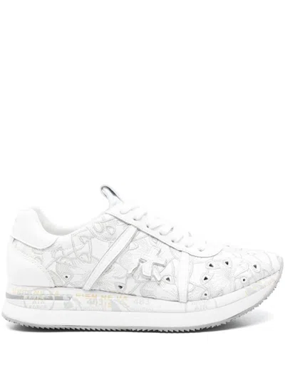 Premiata Premium White Sneakers