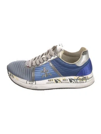 Pre-owned Premiata Printed Sneakers In Blue