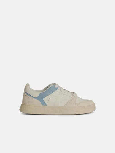 Premiata 'quindd' White Leather Sneakers