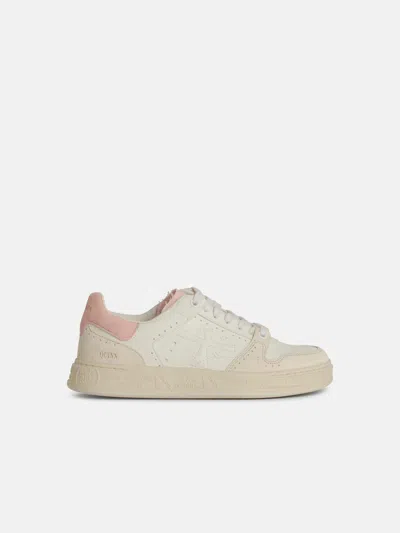 Premiata 'quindd' White Leather Sneakers