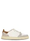 Premiata Low-top Quinn Sneakers In White Leather In Multi