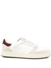 Premiata Low-top White Sneakers With Suede Overlays In Multi