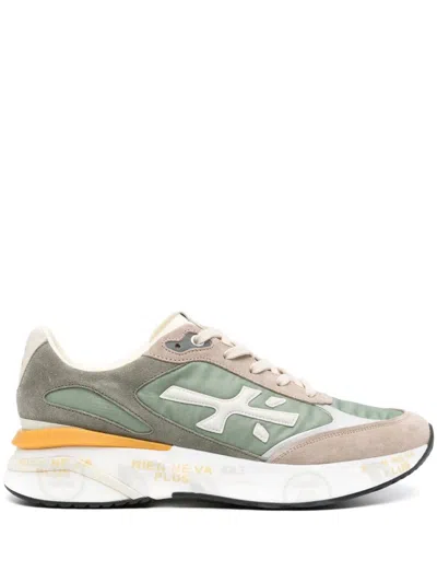 Premiata Rien Ne Va Plus Green Sneaker In Multi