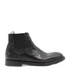 Premiata Leather Chelsea Boots In Black