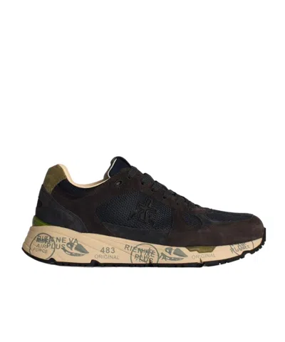 Premiata Round Head Low-cut Casual Shoes In Multi