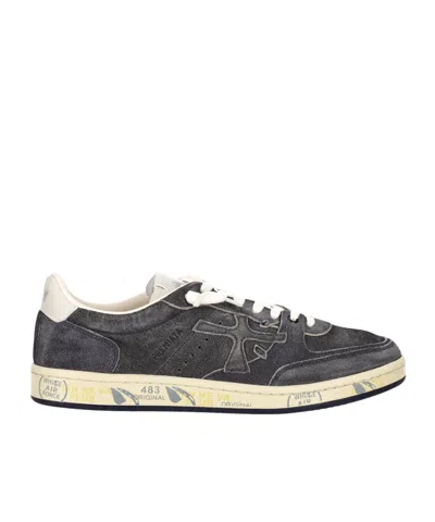 Premiata Round Head Low-cut Casual Shoes In Black