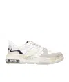 Premiata Round Head Low-cut Casual Shoes In White