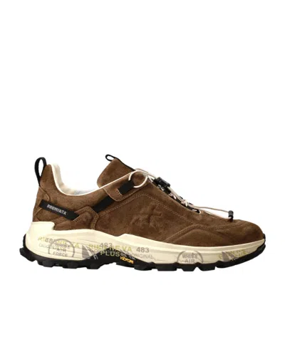 Premiata Round-head Sneakers In Brown
