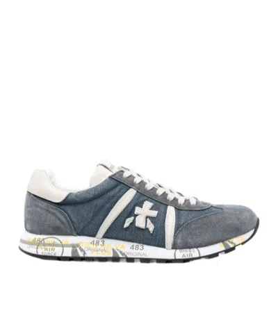 Premiata Round-headed Professional Sports Shoes In Gray