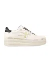 Premiata Logo-print Platform Sneakers In White