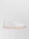 Premiata Round Toe Perforated Low Top Sneakers