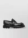 Premiata Royal Chunky Sole Loafer With Penny Strap In Black