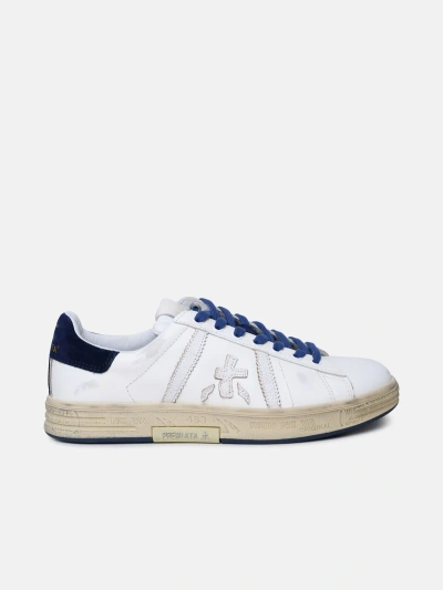 Premiata 'russell' White Leather Sneakers