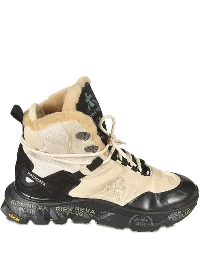 Premiata Saintcross 378m Sneakers In Neutral