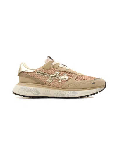 Premiata Sneakers Beige In Multi