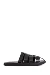 Premiata Man Black Sandals & Slides In Black
