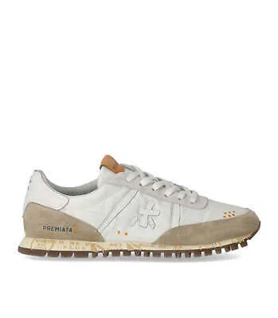 Pre-owned Premiata Sean 6635 Sneaker 100% Original In Bianco