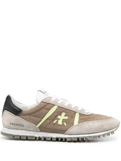 Premiata Sean Low-top Sneakers In Brown