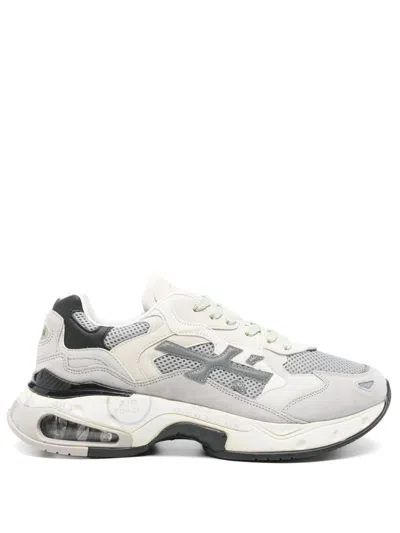 Premiata Sharky Sneakers In Silver
