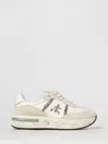 Premiata Sneakers  Woman Color Beige In Animal Print
